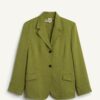Olive Green Tailored Blazer