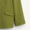 BLZR LNN (4) Olive Green Tailored Blazer