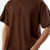 Men’s Oversized Brown T-Shirt & Relaxed Fit Blue Jeans Set